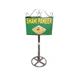 Menu Stand - 2 FT - Made of Stainless Steel