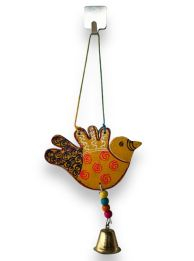 Fancy Bird Wall Hanging - Made Of MDf & Metal Bell