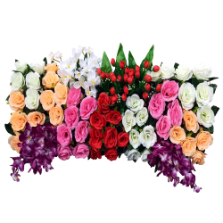 Artificial Flower Pannel - Made of Plastic