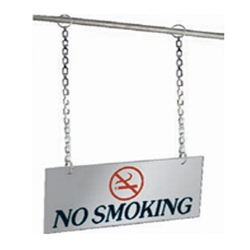 No Smoking (Hanging) - Made of Steel