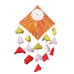 Dream Catcher Kite - 30 Inch - Made Of Woolen & Metal