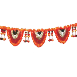 Artificial Flower Toran - 10 FT - Made of Plastic Material