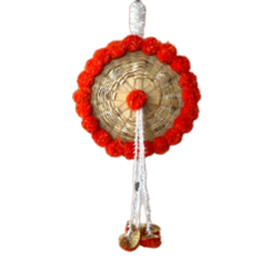 TOKARI FLOWER WALL HANGING - MADE OF BAMBOO & PLASTIC FLOWER