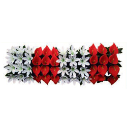 Artificial Flower Panel - 4 FT - Made of Plastic