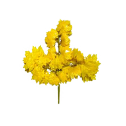 Artificial Hanging Yellow Leaf - Made of Plastic