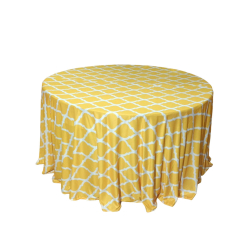 Round Table Cover - 8.5 FT X 8.5 FT - Made of Premium Quality Four way Lycra