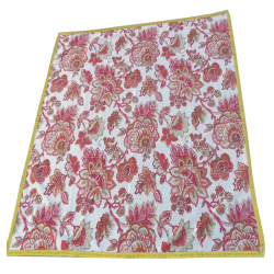 Designer Square Table Top - 5 Feet X 5 Feet - Made of Cotton Cloth