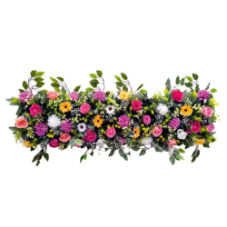 Artificial Flower Pannel - Made of Plastic.