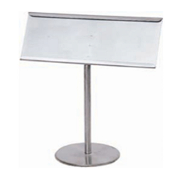 Menu Stand - Medium - Made Of Stainless Steel