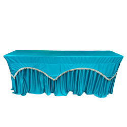 Rectangular Table Cover - 1.5 FT X 6 FT - Made Of Premium Quality Brite Lycra