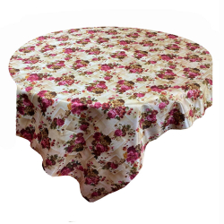 Designer Square Table Top - 5 FT X 5 FT - Made of Cotton