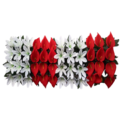 Artificial Flower Pannel  - Made of Plastic