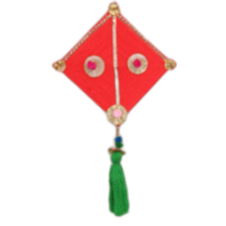 Decorative Kite Tassel Wall Hanging - Made of Woolen & Bamboo