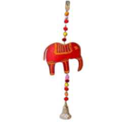 Fancy Elephant Tassel Wall Hanging - Made Of MDF & Woolen