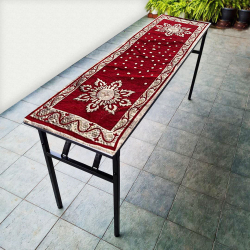 Rectangular Table Top - Made Of Chennile fabric