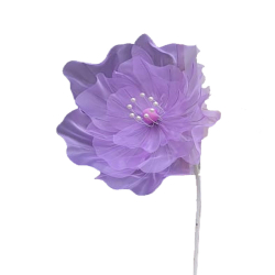 24 Inch - Decorative Flower - Made Of Resin Net