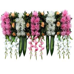 Artificial Flower Pannel -  Made of Plastic