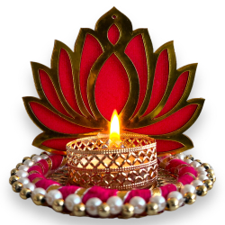 Decorative Lotus T- Light