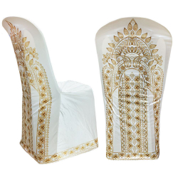 Digital Printed Chair Cover - Made Of Chandni Cloth