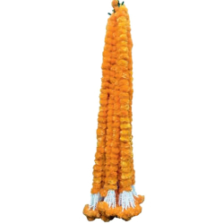 Decorative 5 FT Flower Ladi ( Set Of 5 ) - Made of Pom Pom