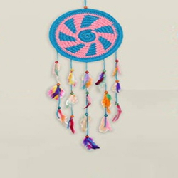 Samloon Dream Catcher - 10 Inch x 25 Inch - Multi Color