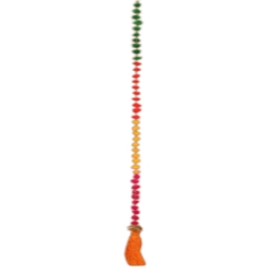 Fancy Pom Pom Line Wall Hanging - Made Of Woolen And Beads