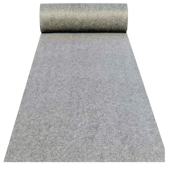 Grey Carpet - 10  FT X 145 FT (700 GSM ) - Made of Felt..