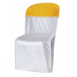 Plain Lycra Chair Cover With Cap - Made Of Lycra