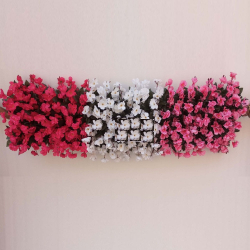 Artificial Flower Panel - 4 FT - Made of Plastic