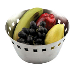 Deep Fruit Basket - 8 Inch - Made of Steel