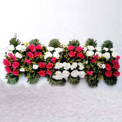 Artificial Flower Panel - 4 FT - Made of Plastic