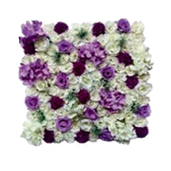 Artificial Flowers Wall - 2 FT X 2 FT -  Made Of Plastic