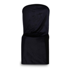 Super Shine Chair Cover - Black- Made of Shining Cloth