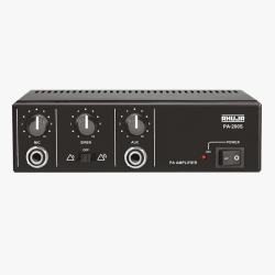 Ahuja PA-200S Power Amplifiers - 20 Watts - Mobile PA Mixer Amplifiers