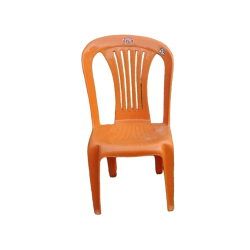 GN Plastic Chair - Made Of Plastic - Orange Color