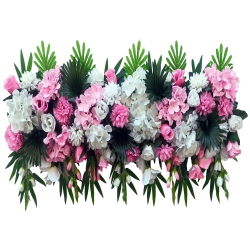 Artificial Flower Pannel  - Made of Plastic