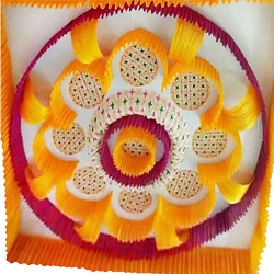 Designer Mandap Ceiling - Made Of Taiwan & Bright Lycra Cloth