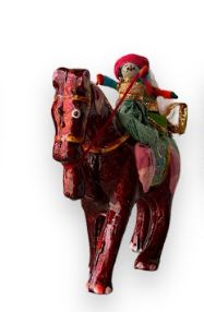 Fancy Horse Riding - Made Of Fiber and cloth Puppets.