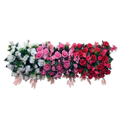 Artificial Flower Panel - 4 FT - Made of Plastic