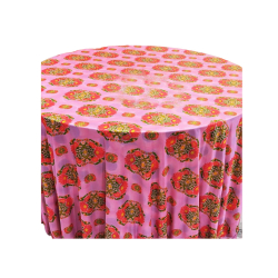 Round Table Cover - 4  feet  X 4  feet - Made of Two Way Lycra