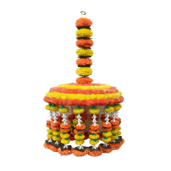 Decorative Wall Hanging Jhumar - 1.5 FT - Made of Pom-Pom