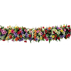 Artificial Flower Pipe Vel - 10 FT - Made of Plastic