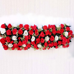 Artificial Flower Panel - 4 FT - Made of Plastic