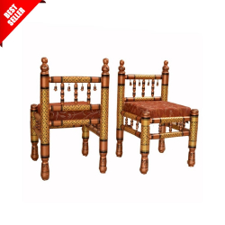 Sankheda Chair - Pair of 1 (2 Chairs) - Made Of Wood