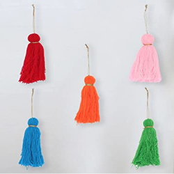 Wall Hanging Tussel - 5 Inch - Made Of Woolen