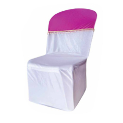 Plain Lycra Chair Cover With Cap - Made Of Lycra