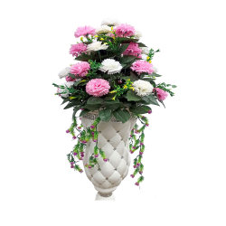 Artificial Flower Pillar Bouquet - Made of Plastic