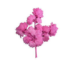 Artificial Hanging Leaf Pink Maple - Made of Plastic