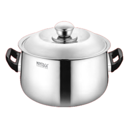 Mintage Casserole Harmony (Belly With Handle) - Made Of Stainless Steel