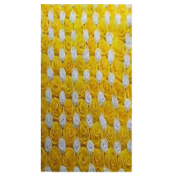 Artificial Flower Panel - 4 FT X 8 FT - Made Of Fabric Cloth